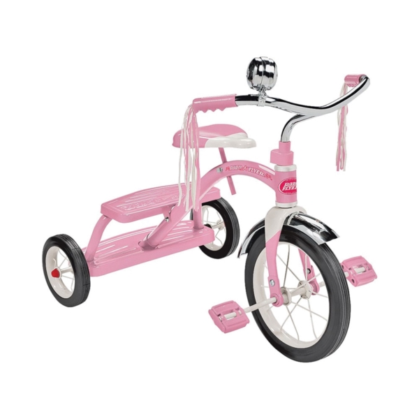 33P Dual Deck Tricycle, 2-1/2 to 5 years, Steel Frame, 12 x 1-1/4 in Front Wheel, 7 x 1-1/2 in Rear Wheel