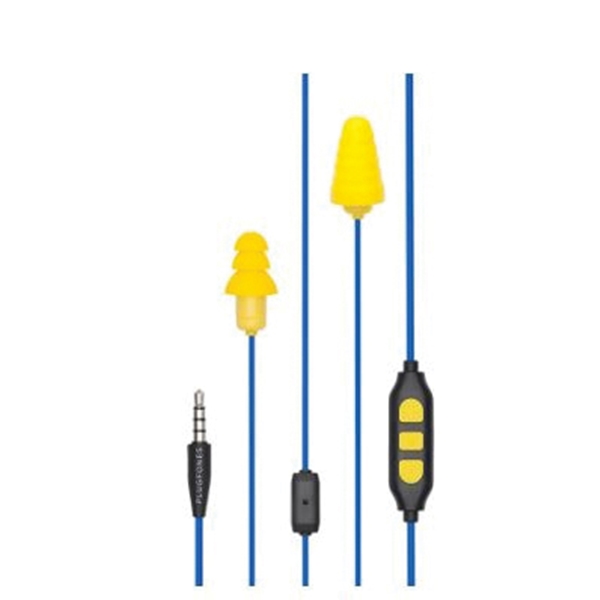 Guardian Plus PGP-UY Earphones, 23/26 dB SPL, Blue/Yellow