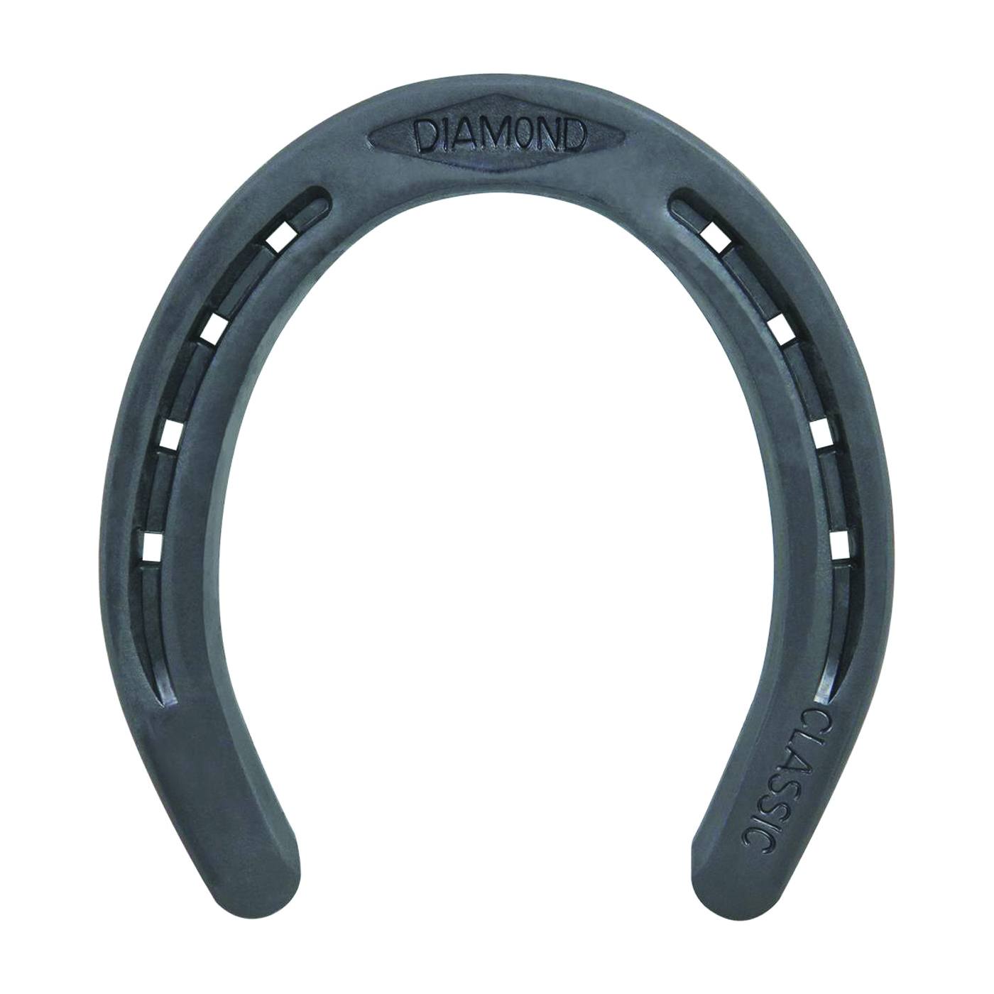 Farrier DC1B Basic Flat Horseshoe, 1/4 in Thick, #1, Steel