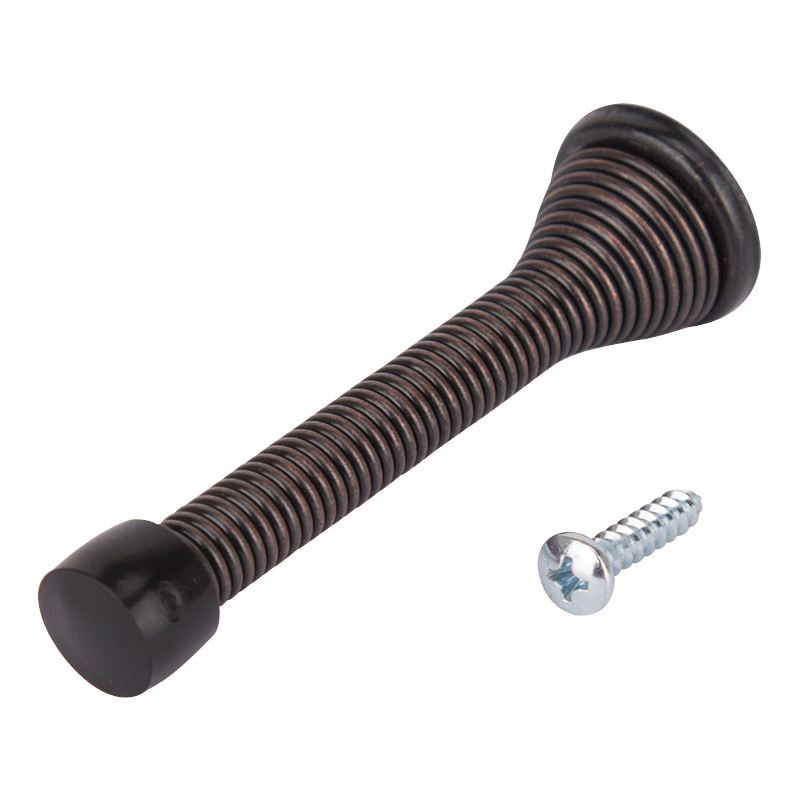 H62-B049C-VB-PS Heavy-Duty Spring, 15/16 in Dia Base, 3-1/8 in Projection, Plastic & Steel, Venetian Bronze