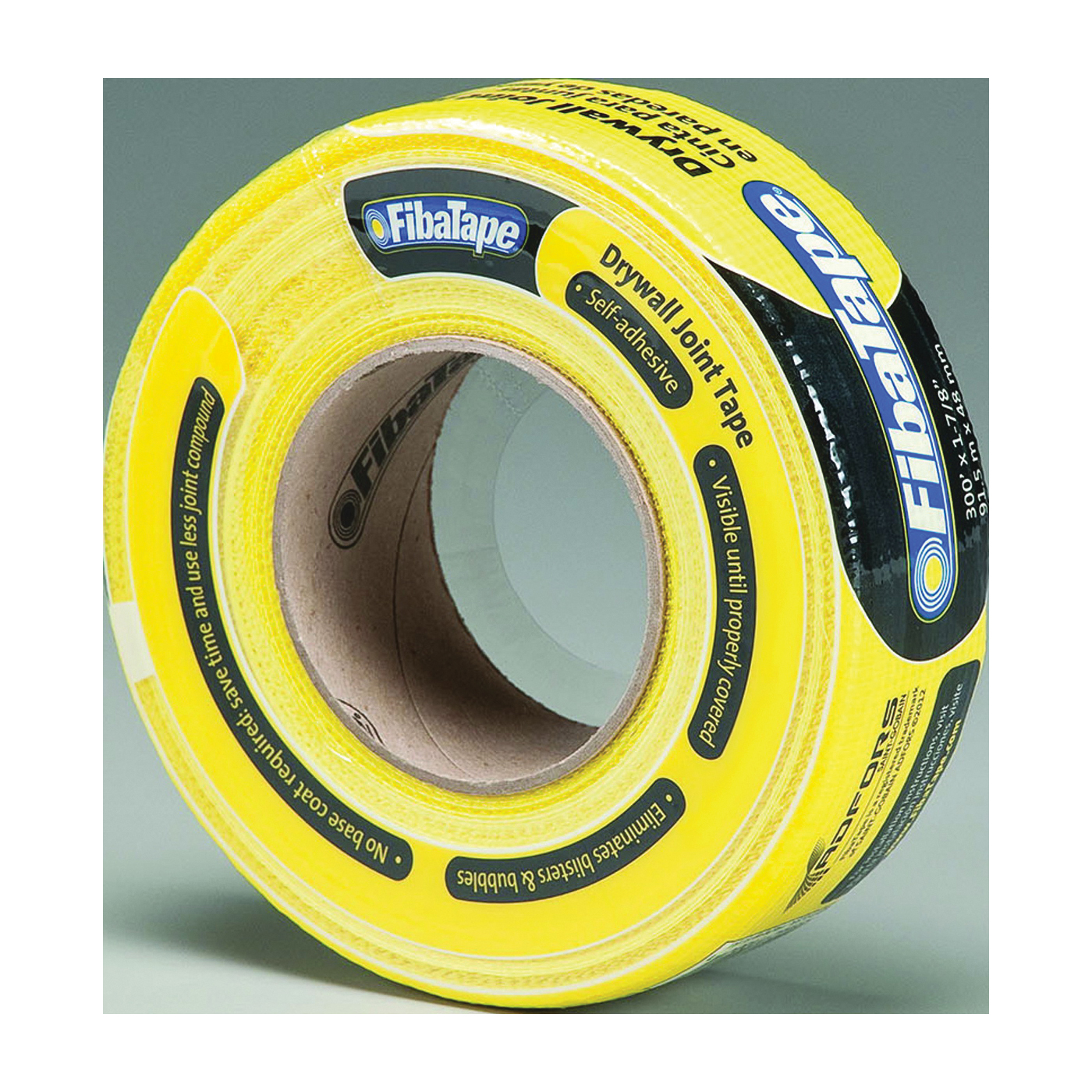 Adfors FDW8659-U Drywall Tape Wrap, 150 ft L, 1-7/8 in W, Yellow - 1
