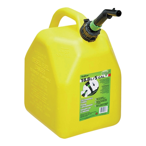 Scepter 00004 Gas Can, 5 gal Capacity, Polyethylene, Yellow - 2