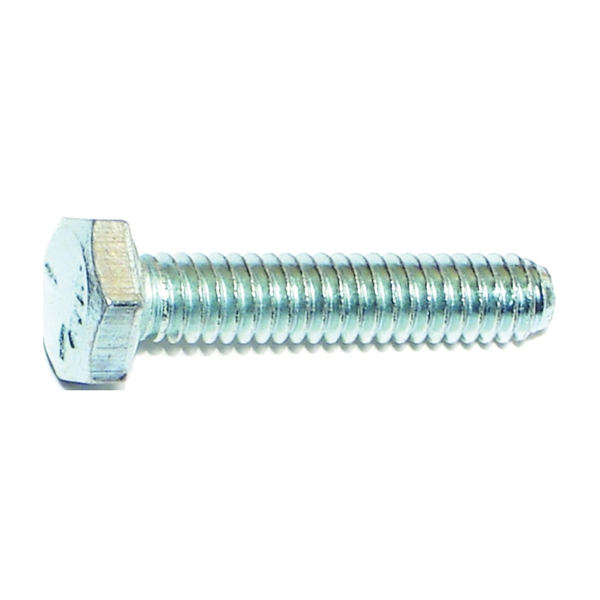 00255 Cap Screw, 1/4-20 in Thread, 1-1/4 in L, Coarse Thread, Hex Drive, Zinc, Zinc, 100 PK
