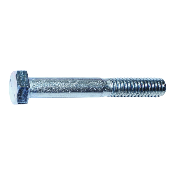 00304 Cap Screw, 3/8-16 in Thread, 4 in L, Coarse Thread, Hex Drive, Zinc, Zinc, 50 PK