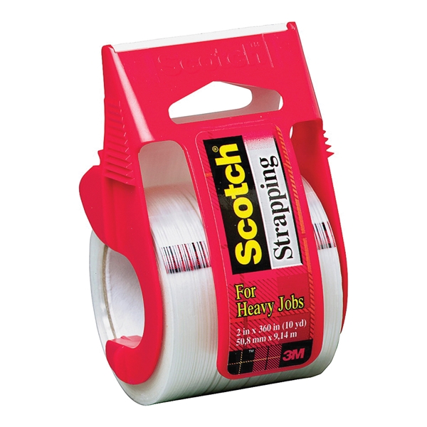 Scotch 350 Strapping Tape, 360 in L, 2 in W - 1