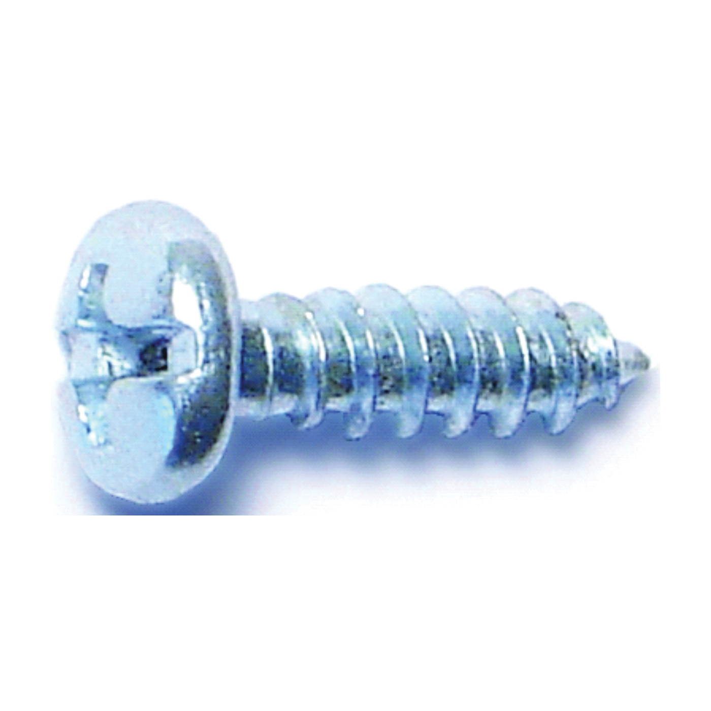 03158 Screw, #6 Thread, Coarse Thread, Pan Head, Phillips, Slotted Drive, Diamond Point, 100/PK