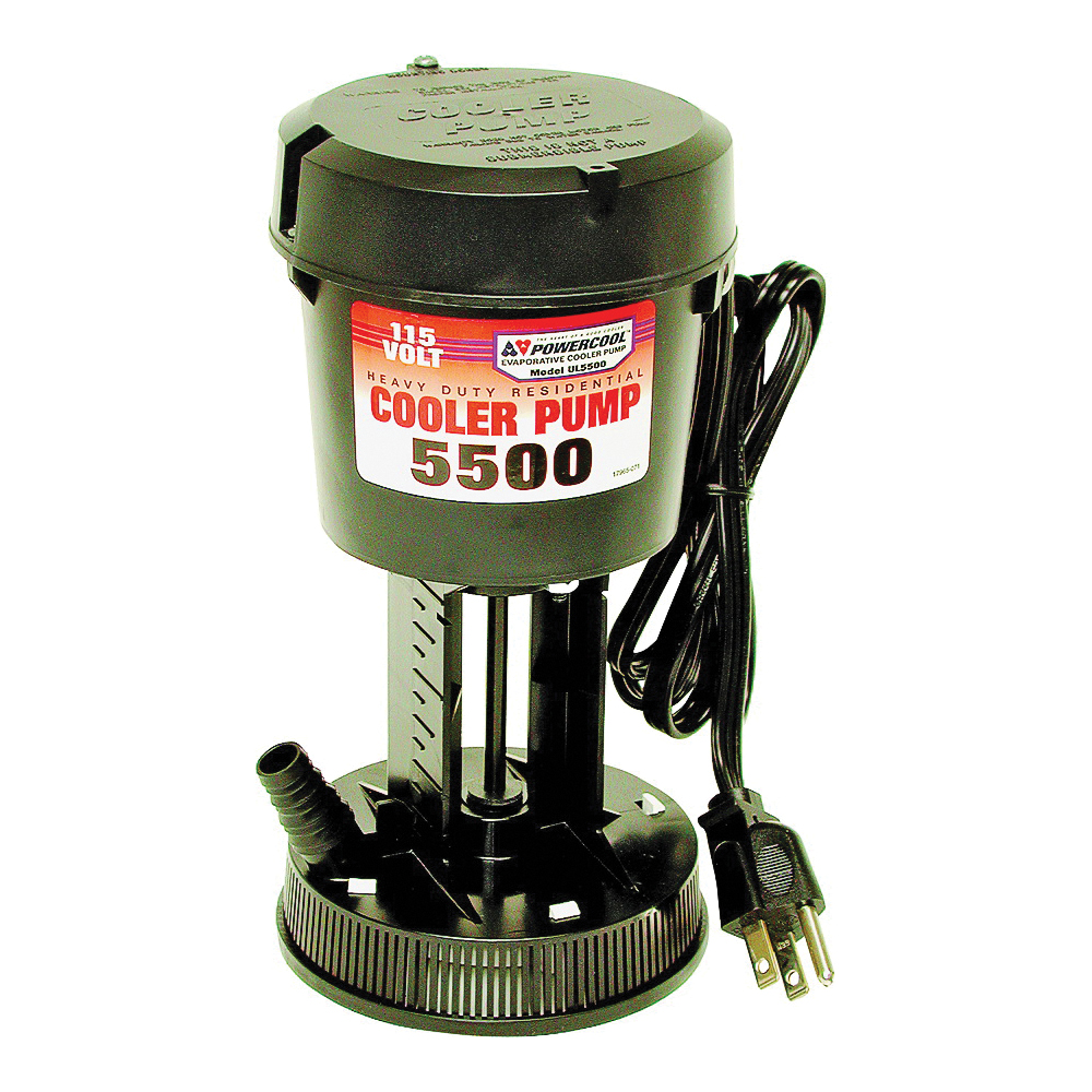 1150 Premium Pump, 1/100 hp, 1-Phase, 0.7 A, 115 V, 5500 cfm