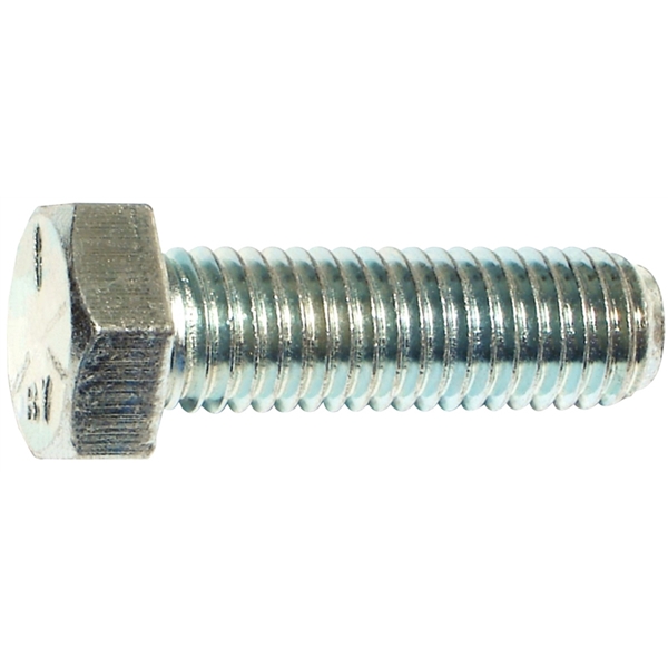 53388 Cap Screw, 5/8-11 Thread, 2 in L, Coarse Thread, Hex Drive, Zinc, 15 PK