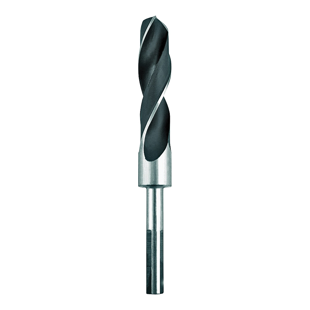 271891OR Jobber Length Drill Bit, 1 in Dia, 1/2 in Dia Shank, Flat Shank