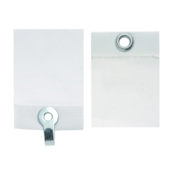 50085 Picture Hanger, 3 lb, White, Adhesive Strip
