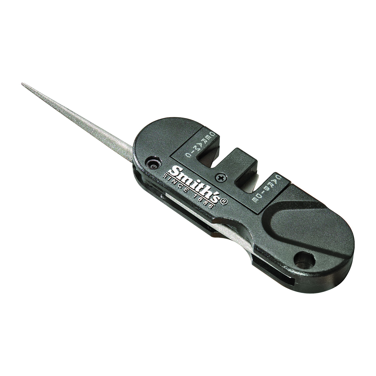 Smith's Pocket Pal PP1 Knife Sharpener, 400/800 Grit, Coarse/Fine/Medium, Carbide/Diamond Abrasive - 1