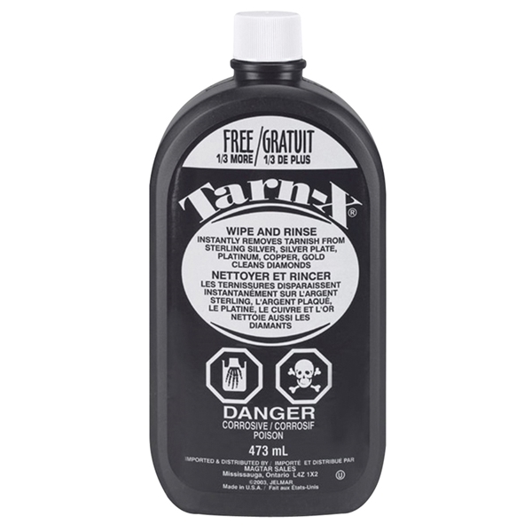 Tarn-X Wipe & Rinse Tarnish Remover, 473-mL