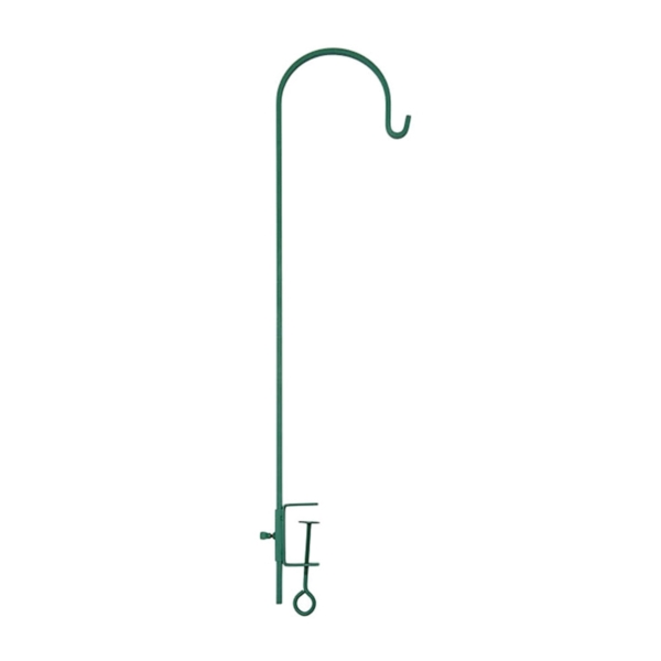 Perky-Pet 566 Railing Hook, Adjustable, Green, Powder-Coated, For: 3-1/4 in Wide Deck Railing - 1