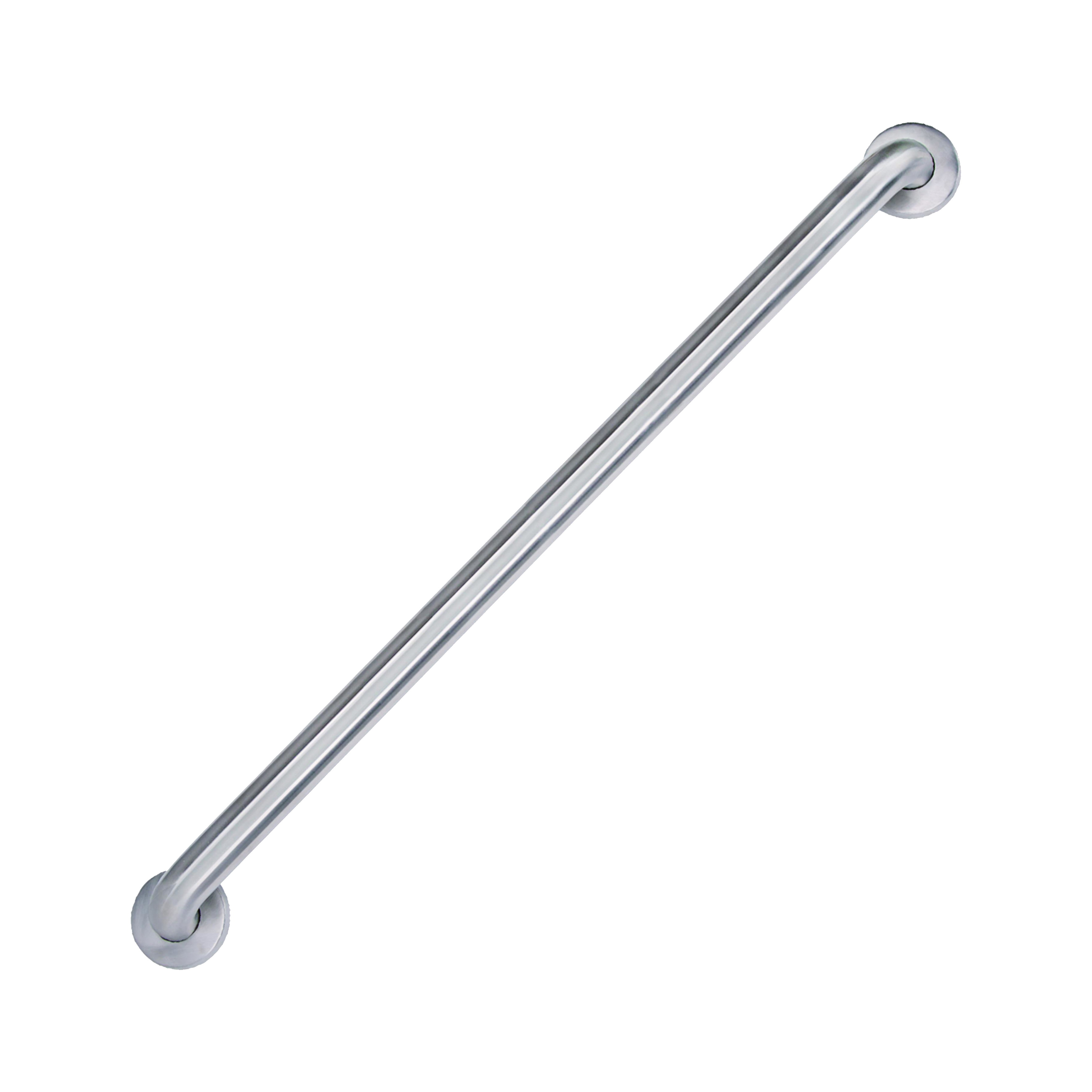 SG01-01&0136 Grab Bar, 36 in L Bar, Stainless Steel, Wall Mounted Mounting