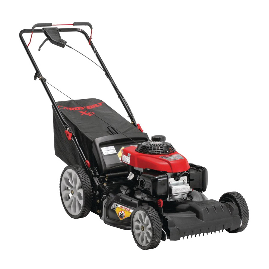 Troy-Bilt 12AVB2RQ766 Lawn Mower, 160 cc Engine Displacement, 21 in W Cutting, 1-1/4 to 3-3/4 in H Cutting Increments
