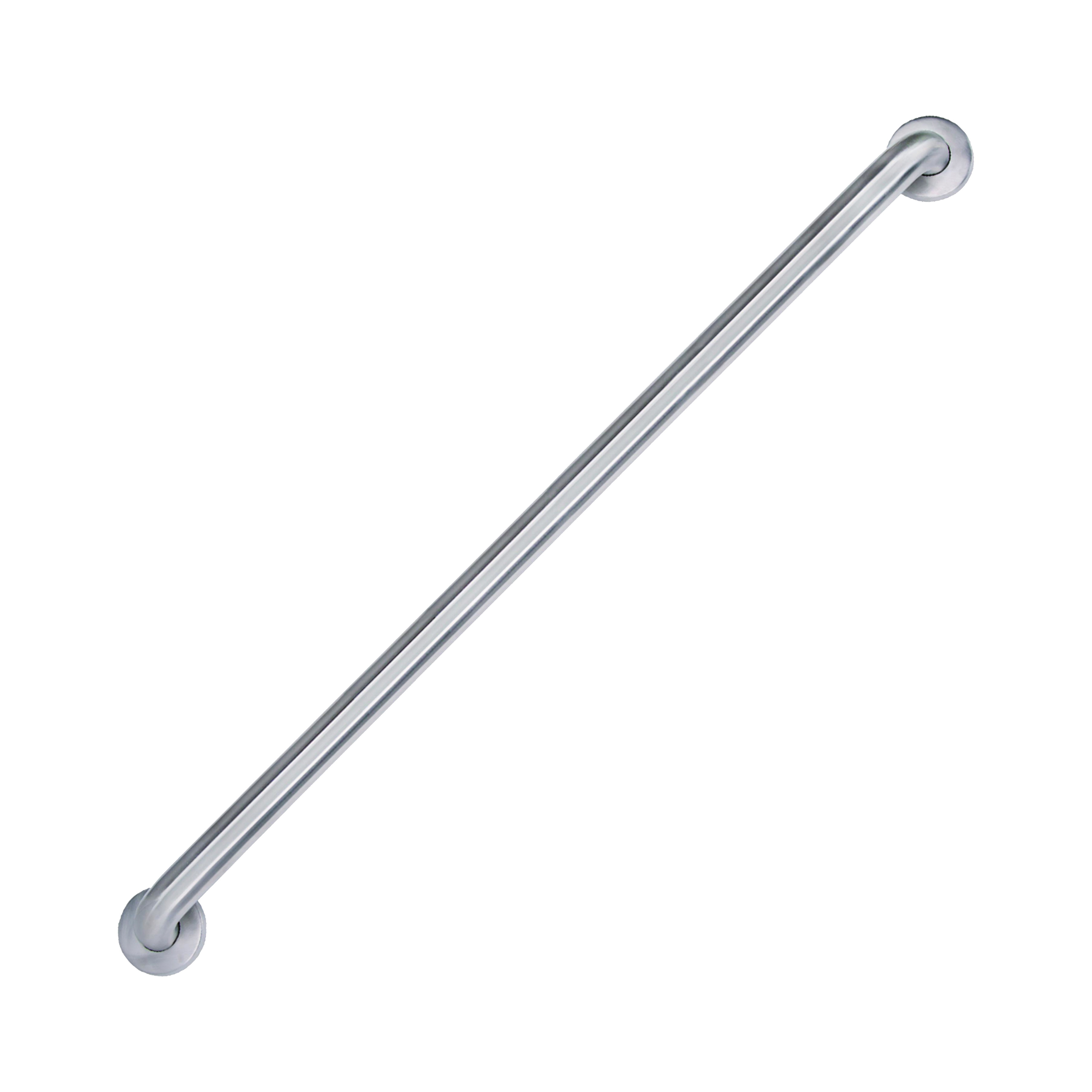 SG01-01&0142 Safety Grab Bar, 42 in L Bar, Stainless Steel, Wall Mounted Mounting