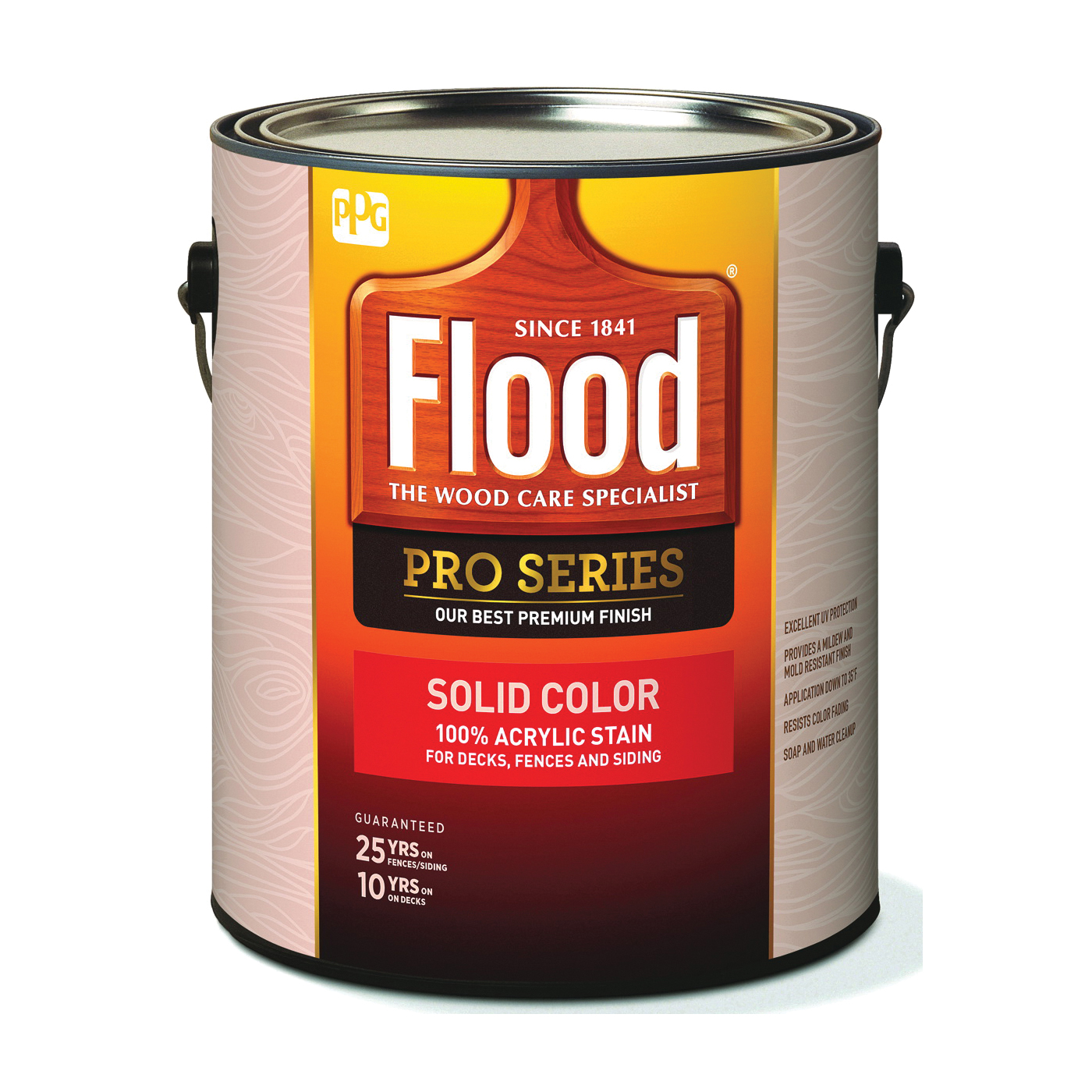 Flood FLD822-01 Solid Stain, Liquid, 1 gal - 1