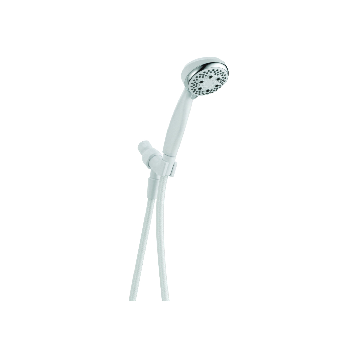 76406WH/7 Hand Shower, 1/2 in Connection, 2.5 gpm, 4-Spray Function, 60 in L Hose