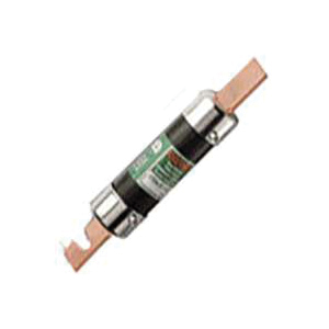 BP/FRN-R-100 Heavy-Duty Fuse, 100 A, 250 VAC, 125 VDC, 20, 200 kA Interrupt, Fiberglass Body, L