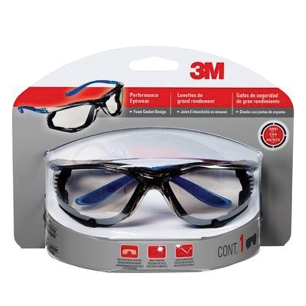 7100115673 Performance Eyewear, Scratch-Resistant Lens, Blue Frame, UV Protection: Yes