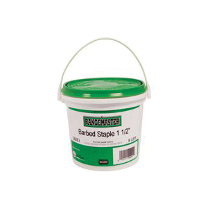 7466 Fence Staple, Galvanized, 1-1/4 in L, 9 ga