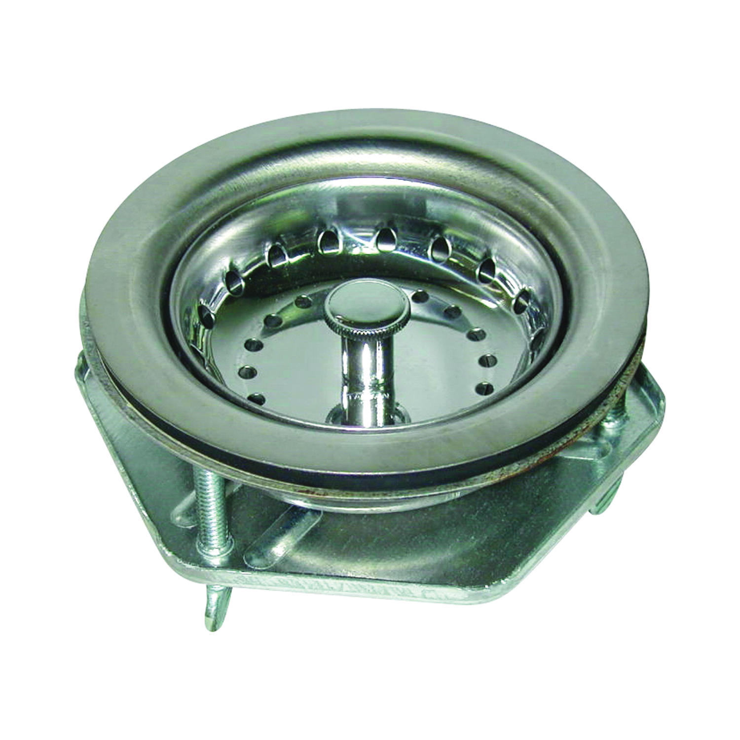 122040-3L Basket Strainer Assembly, 4-1/2 in Dia, For: 3-1/2 to 4 in Dia Opening Sink