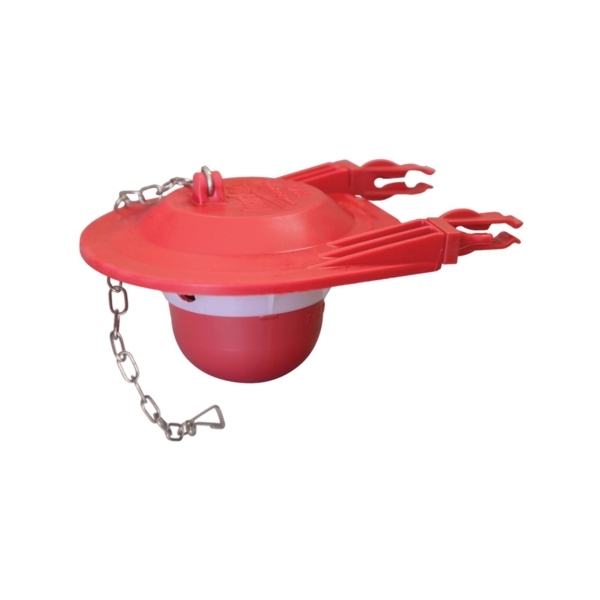 3060BP Toilet Flapper, Specifications: 3 in, Rubber, Red, For: Large 3 in Flush Valves and Toilets