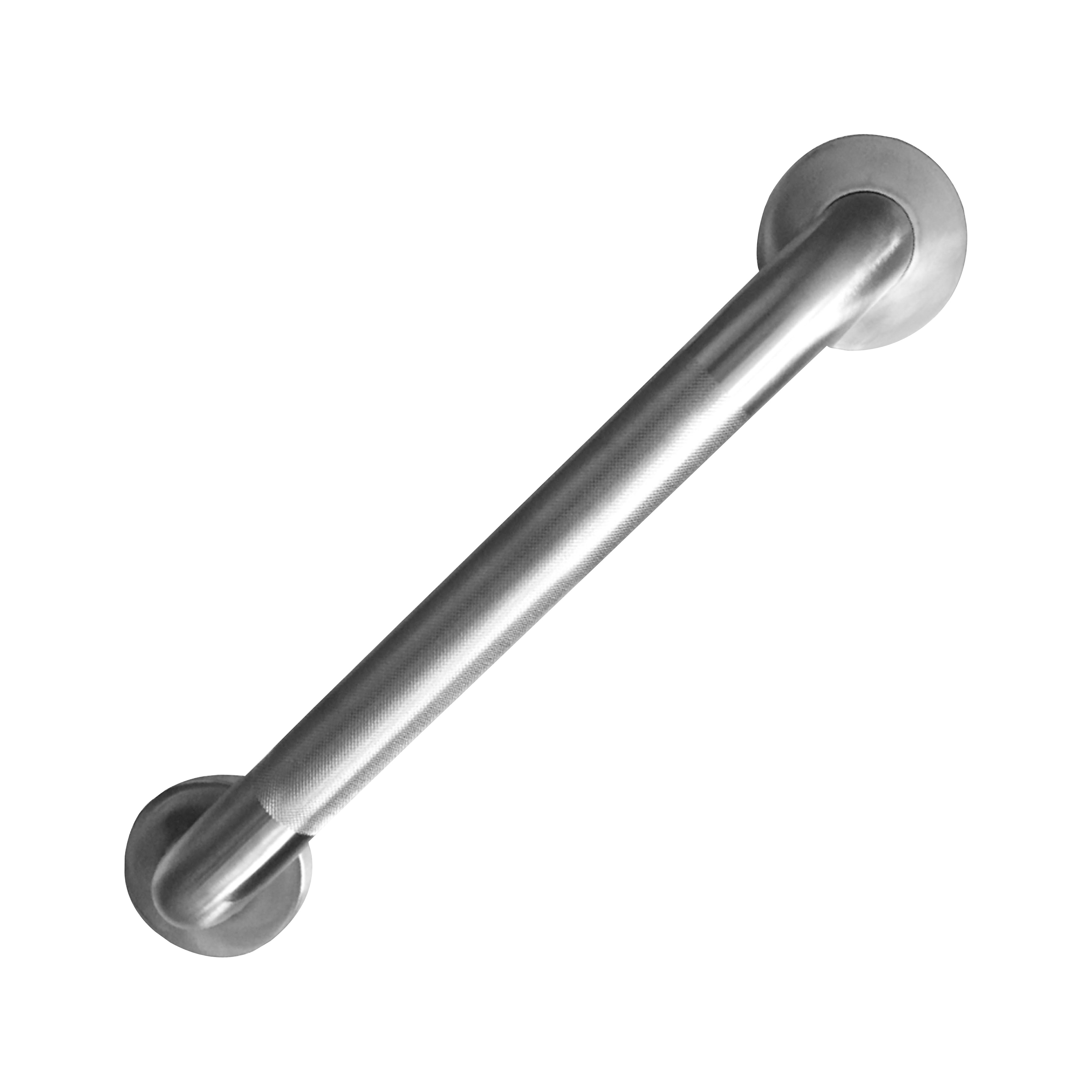Boston Harbor SG01-01&0418 Grab Bar, 18 in L Bar, Stainless Steel, Wall Mounted Mounting