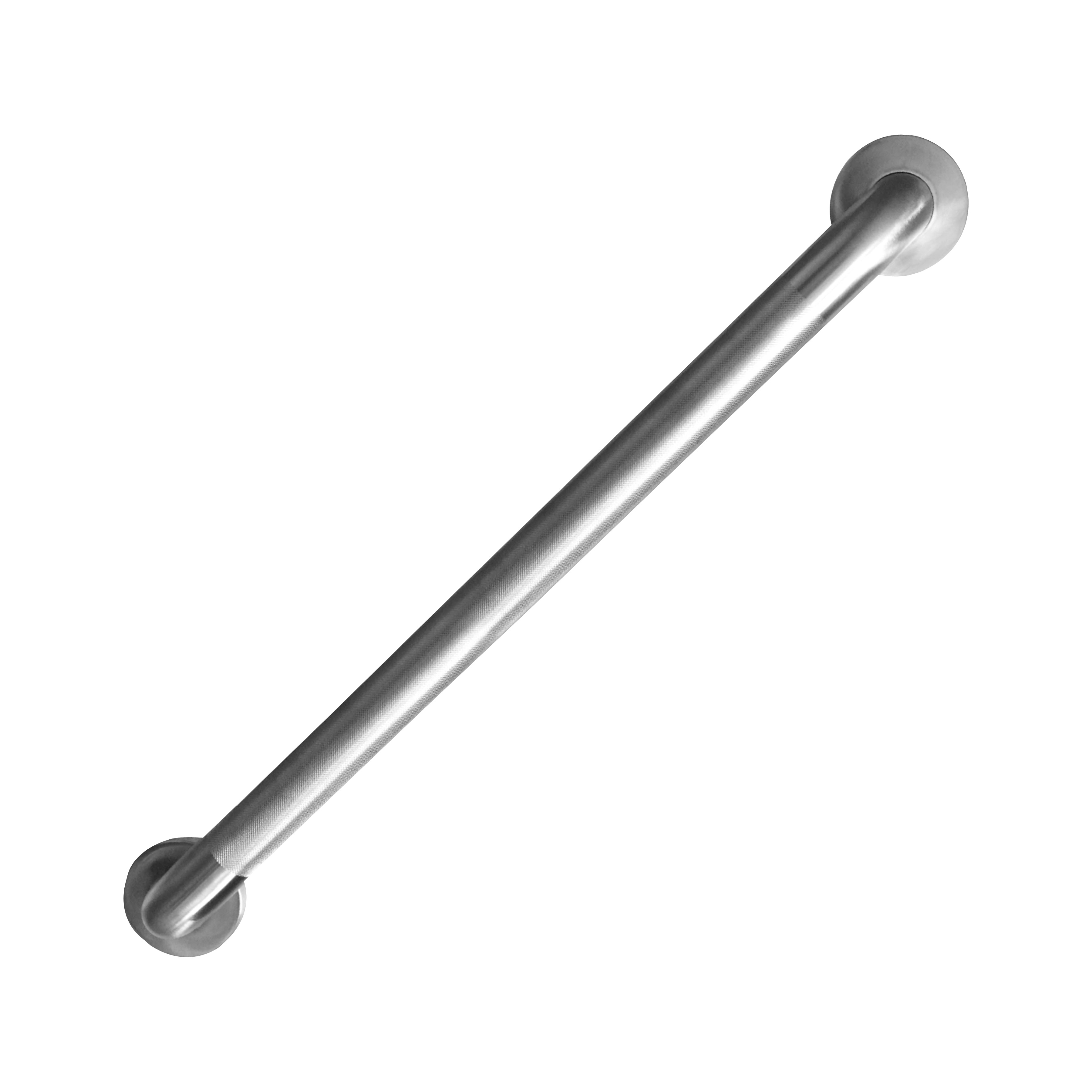 SG01-01&0424 Grab Bar, 24 in L Bar, Stainless Steel, Wall Mounted Mounting
