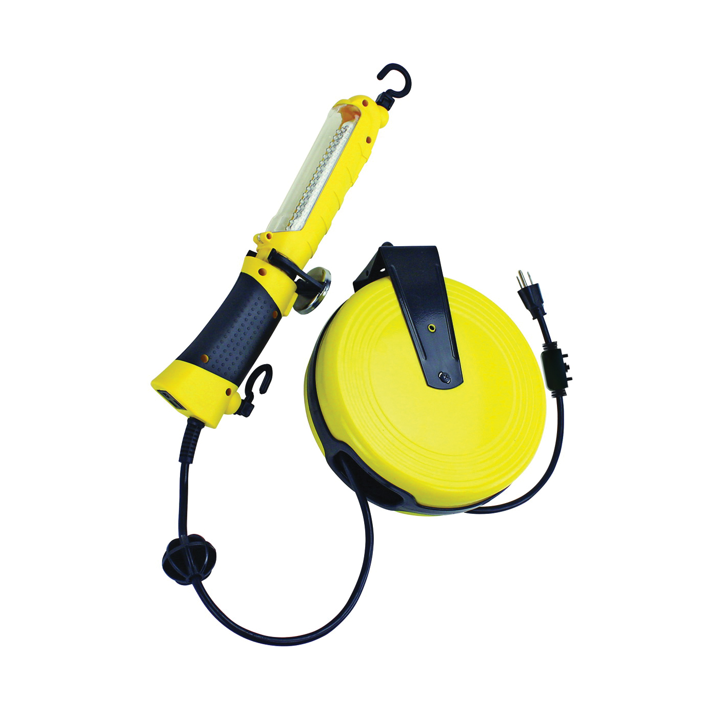 ORCRTLLED526 Work Light, LED Lamp, 120 Lumens, 30 ft L Cord, Yellow