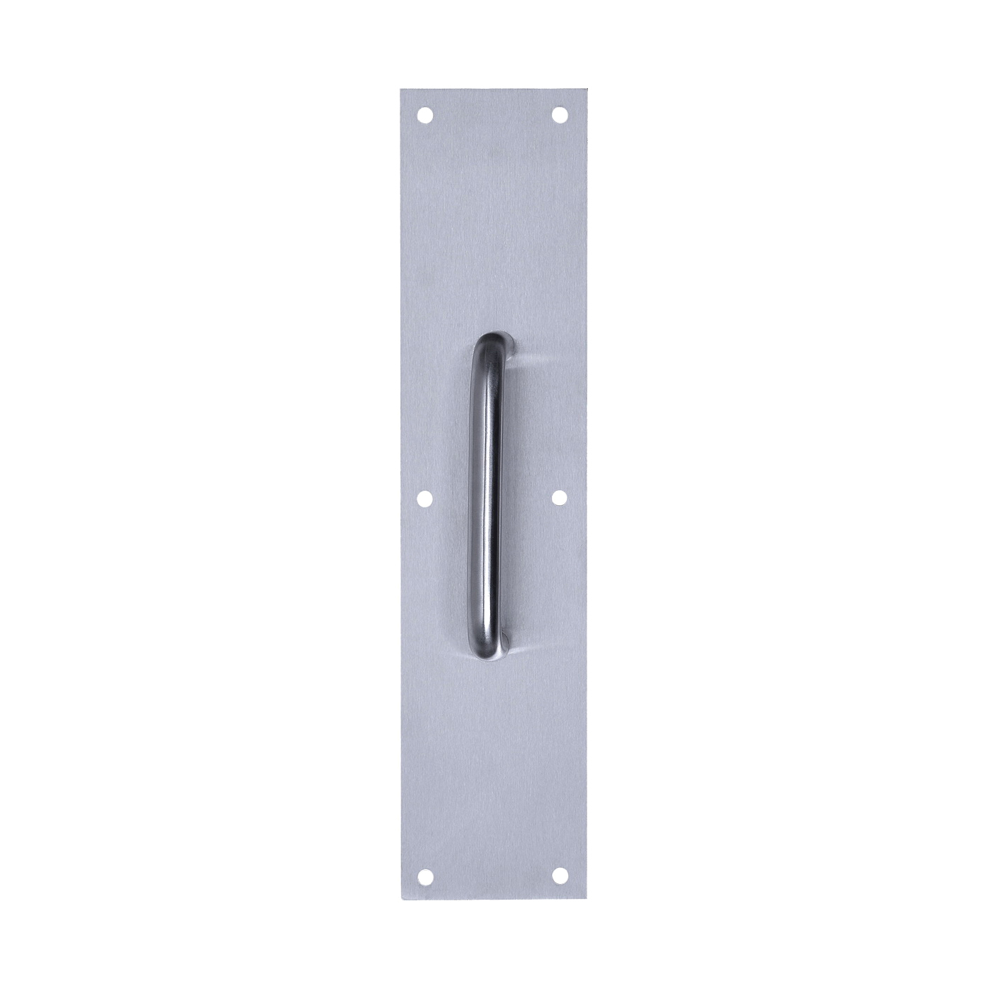 DT100067 Door Pull Plate, 3-1/2 in W, Stainless Steel, Satin