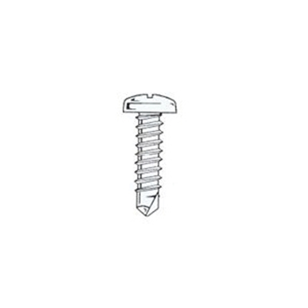 21372 Screw, #10 Thread, 3/4 in L, Coarse Thread, Pan Head, Phillips Drive, Self-Drilling, Self-Tapping Point, Steel, Zinc, 170 PK