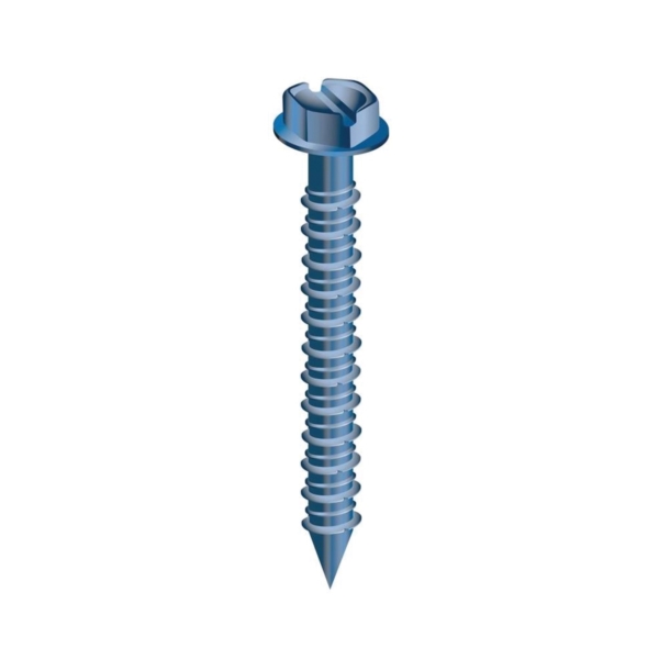 674T Screw, 3/16 in Thread, 3-1/4 in L, Hex, Socket Drive, Steel, Fluorocarbon-Coated, 100 PK