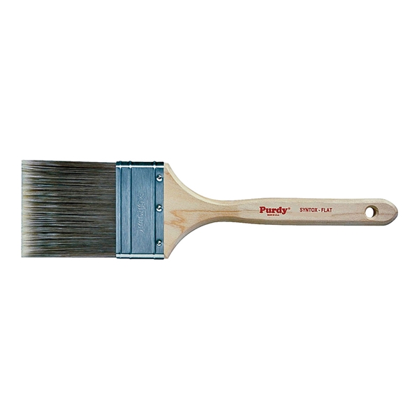 Syntox Flat 402620 Trim Brush, 2 in W, Nylon Bristle, Flat Thin Handle