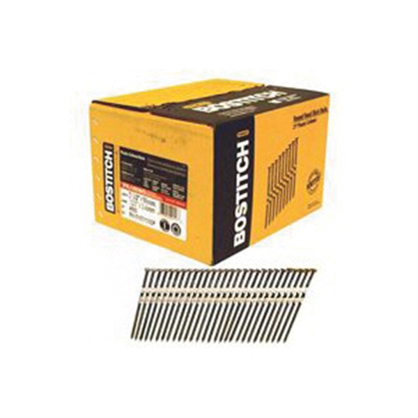 RH-S16D131EP/X Series Framing Nail, Plastic Strip Collation, 3-1/2 in L, 11 Gauge, Steel, Full Round Head, 4000 Count, 21 deg