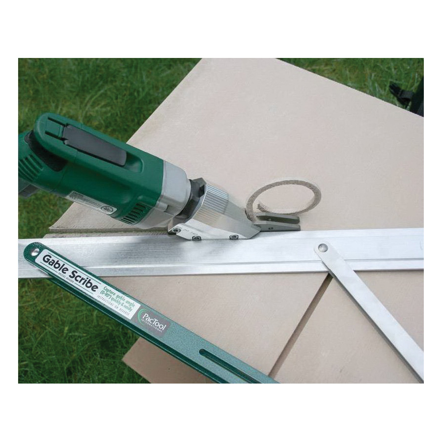 PACTOOL SA904 Gable Scribe, Aluminum/Steel, For: PacTool Dust-Free Snapper Shears - 2