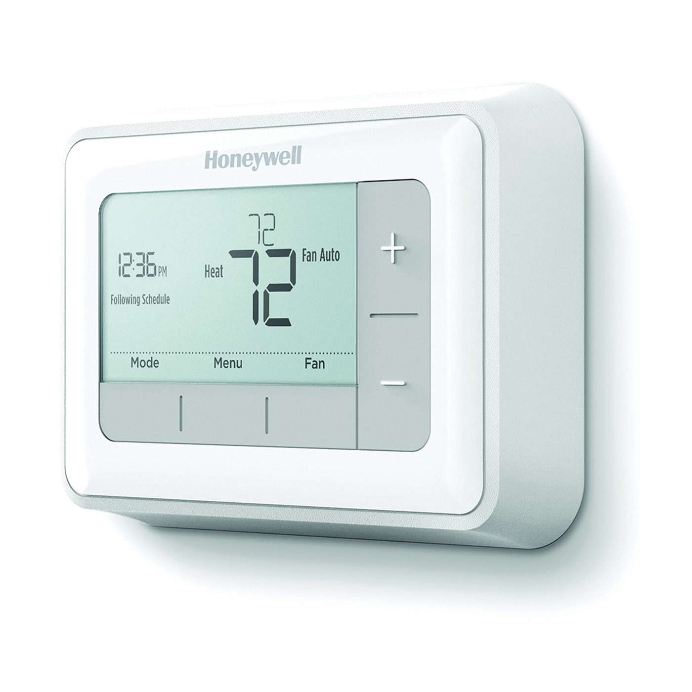 RTH7560E1001/E Programmable Thermostat, Backlit Display, White