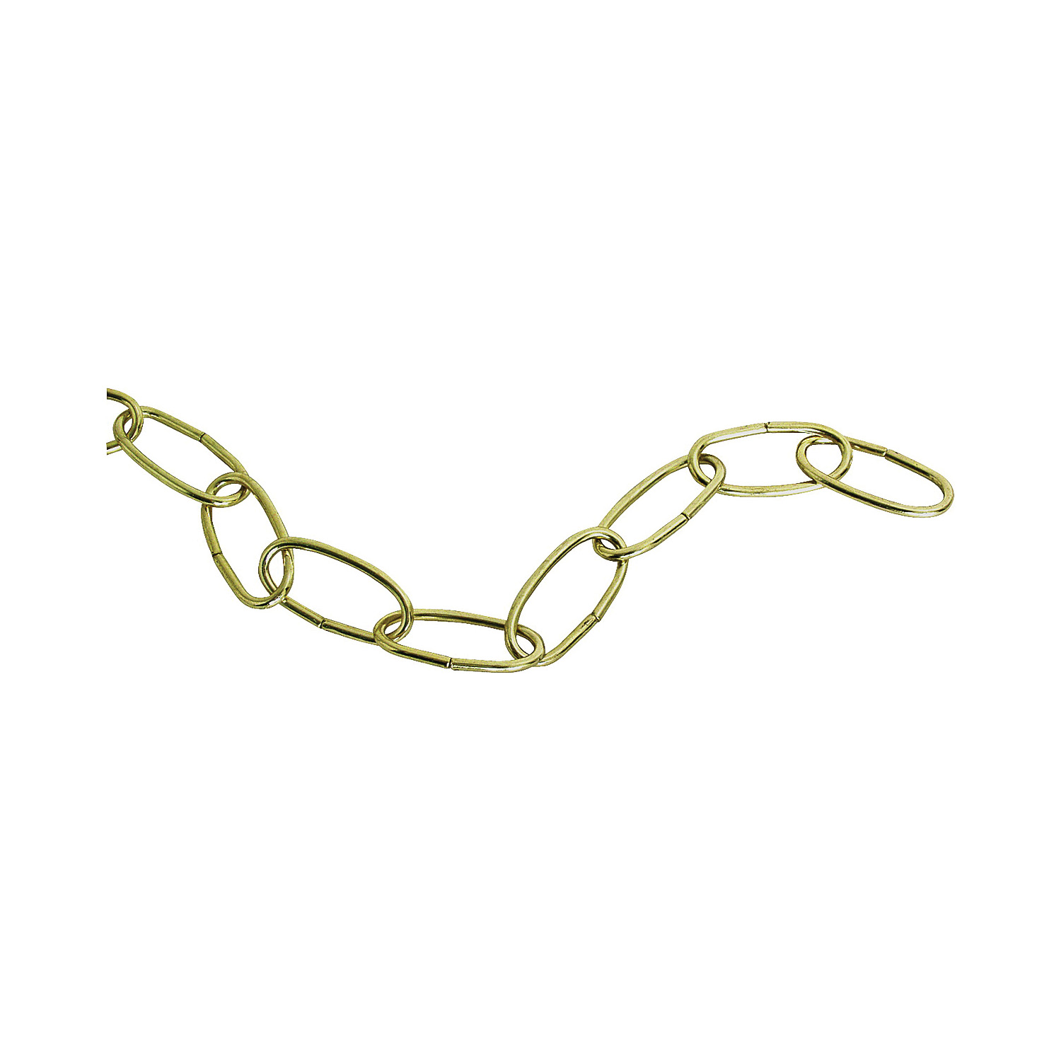 Landscapers Select GB0013L Plant Extender Chain, 36 in L, Steel, Brass, Ceiling Mount Mounting