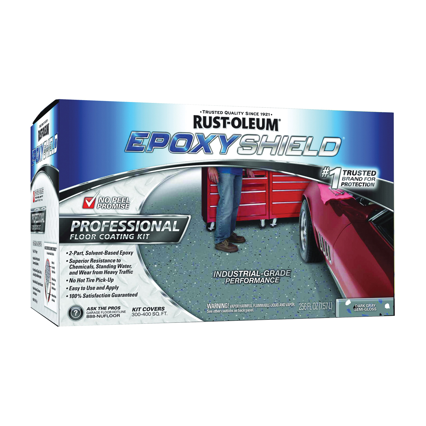 238467 Epoxy Coating Kit, Semi-Gloss, Dark Gray