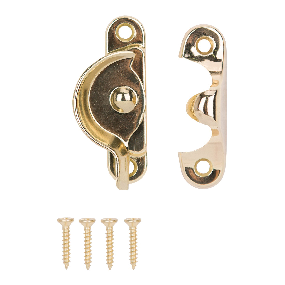 802519BP-PS Sash Cam Lock, Zinc, Brass Plated