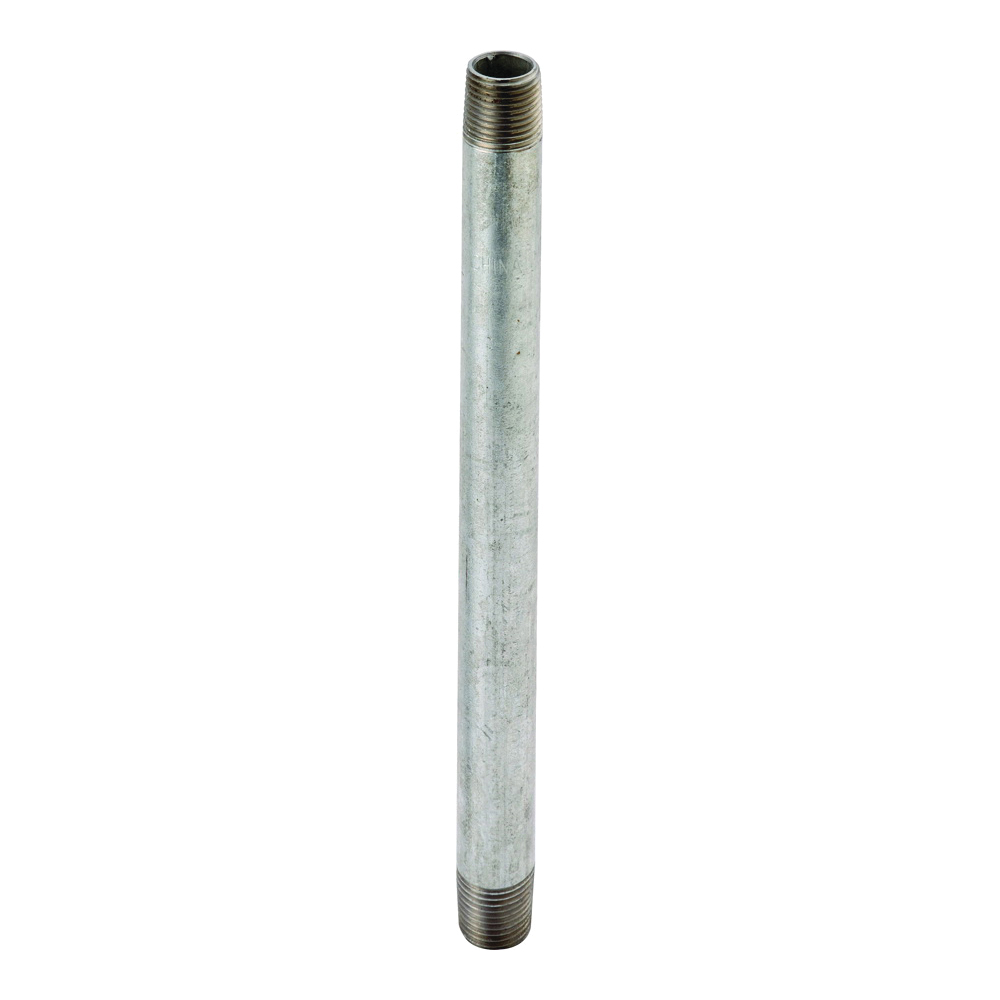 GN 2X60-S Pipe Nipple, 2 in, Threaded, Steel, 60 in L