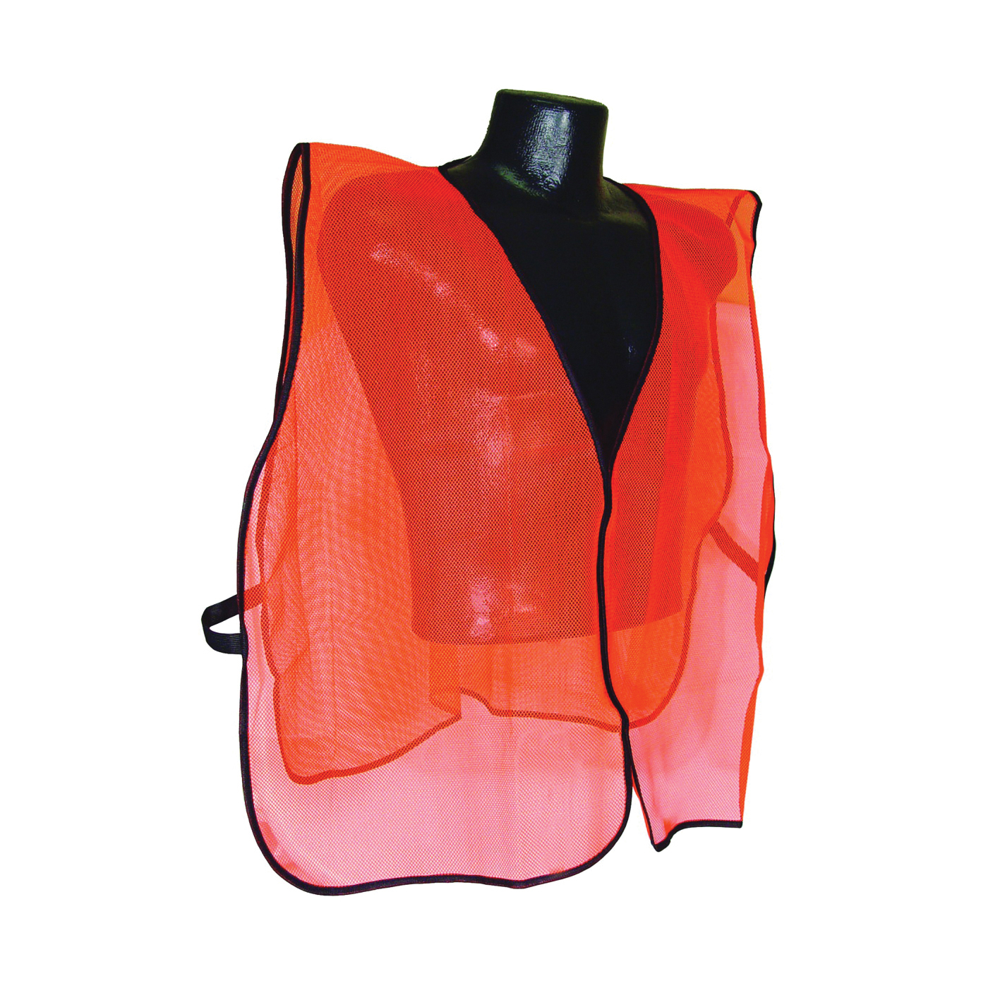 SVO Non-Rated Safety Vest, One-Size, Polyester, Green/Orange/Silver, Hook-and-Loop Closure