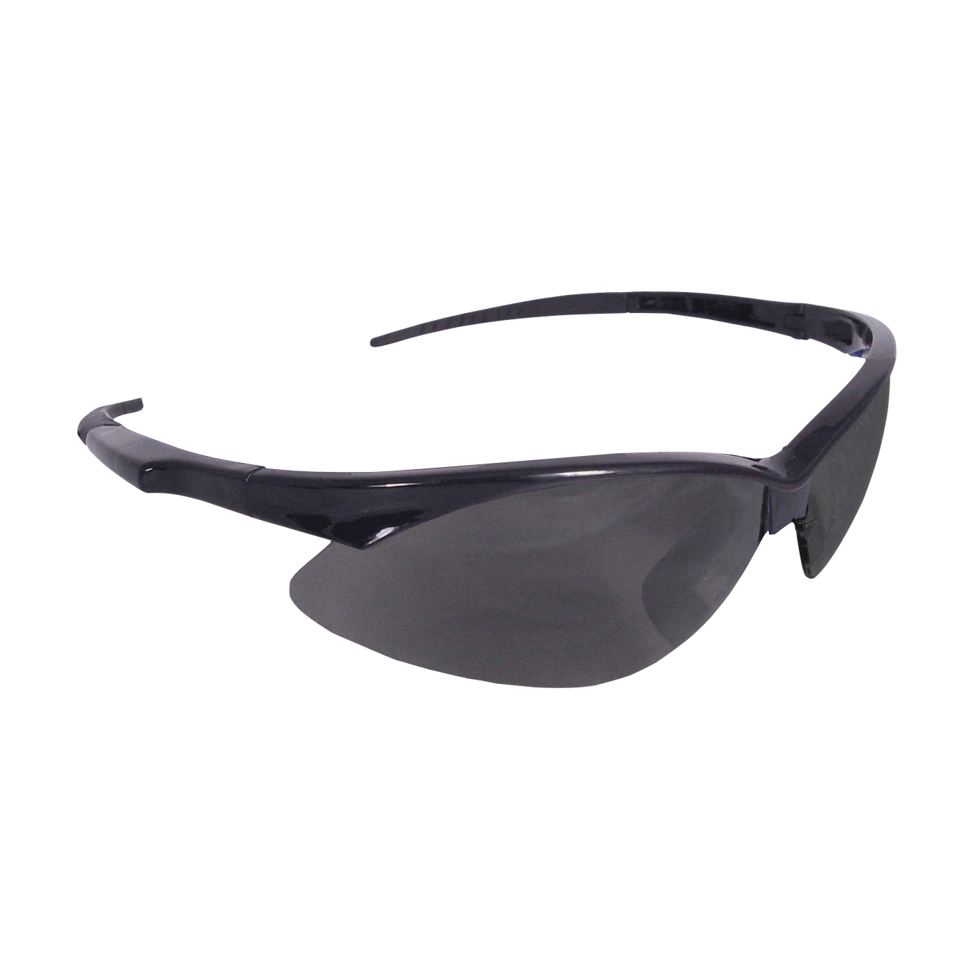 AP1-20-GF12 Safety Glasses, Hard-Coated Lens, Black Frame