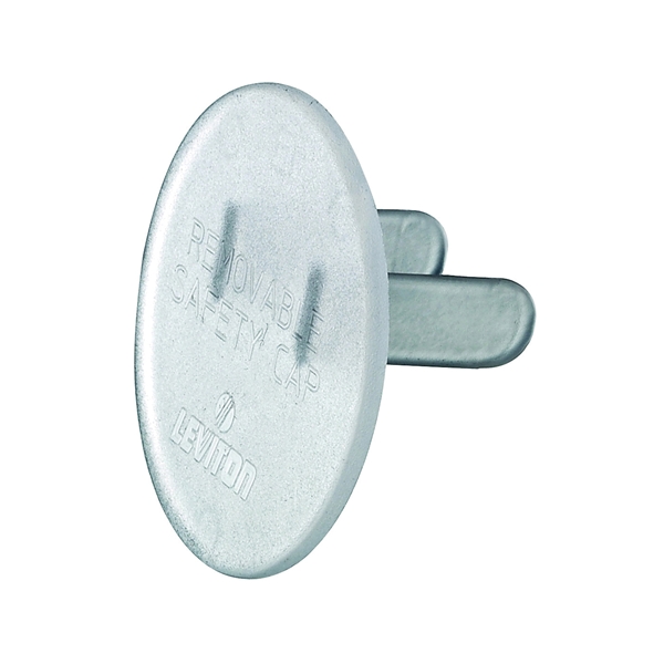 Leviton C20-12777-000 Safety Outlet Cap, Electrical, Plastic, Clear, For: Straight Blade Wiring Devices
