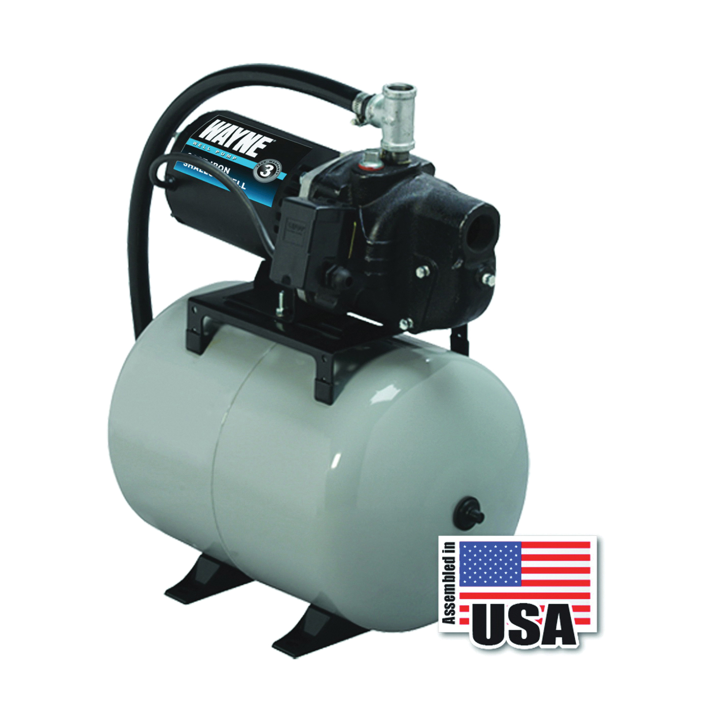 SWS50-8.5FX Jet Pump, 120/240 V, 0.5 hp, 1-1/4 in Suction, 3/4 in Discharge Connection, 25 ft Max Head, 420 gph