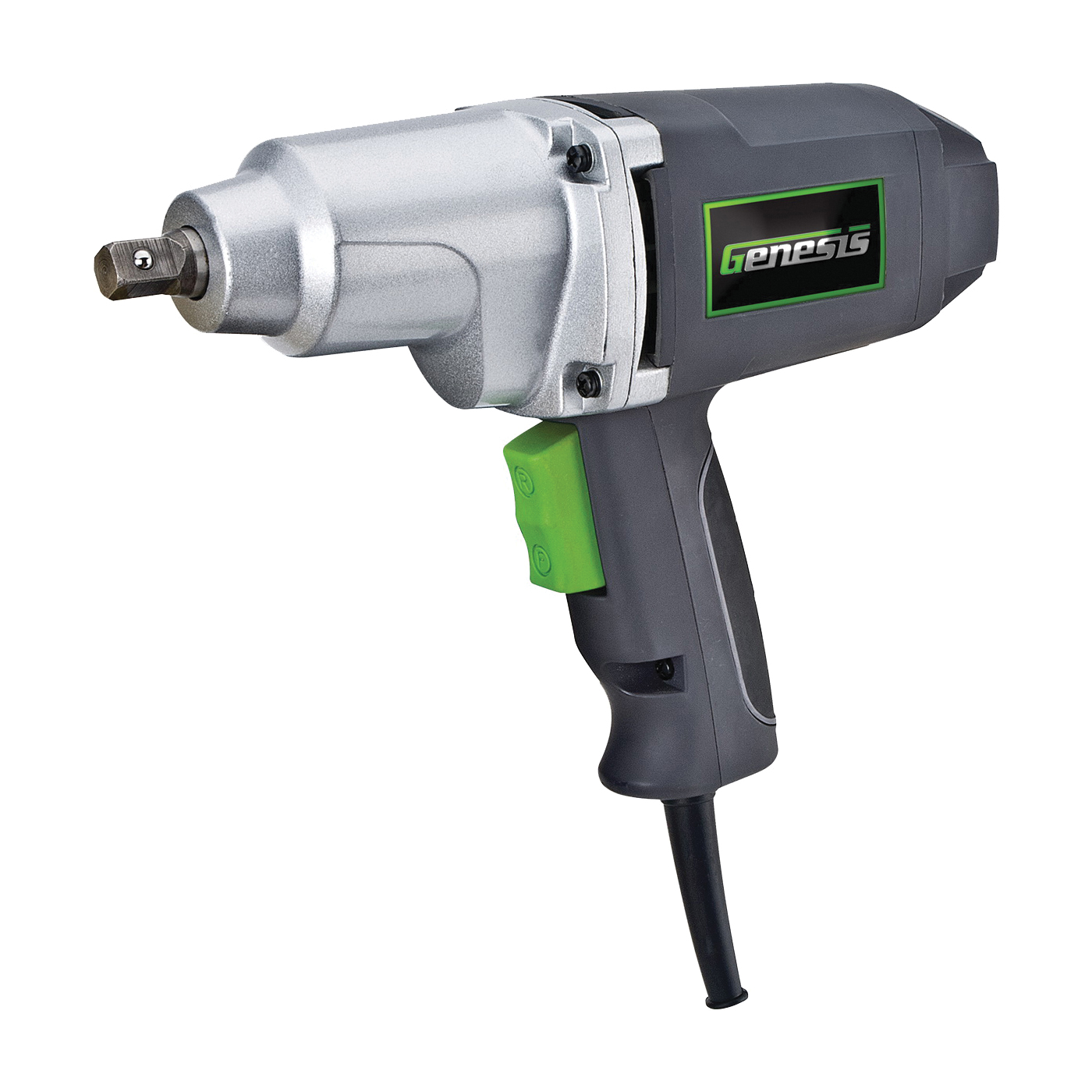 Genesis GIW3075K Impact Wrench Kit, 7.5 A, 1/2 in Drive, Square Drive, 0 to 2700 ipm, 0 to 2100 rpm Speed - 4
