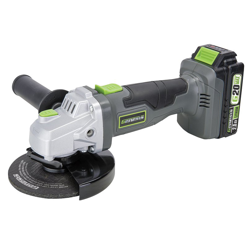 G20 Max GLAG2045B Angle Grinder, Battery Included, 20 V, 2 Ah, 5/8-11 Arbor, 4-1/2 in Dia Wheel