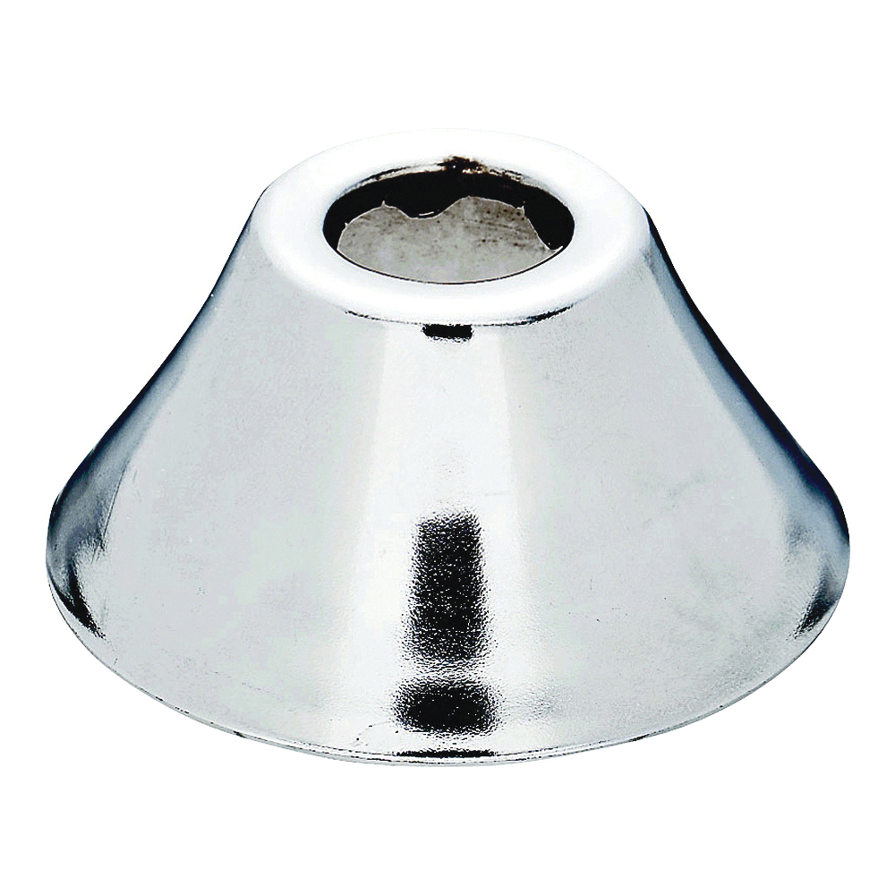 PP58PC Bath Flange, 1-1/4 in Dia, 4 in W, Polished Chrome