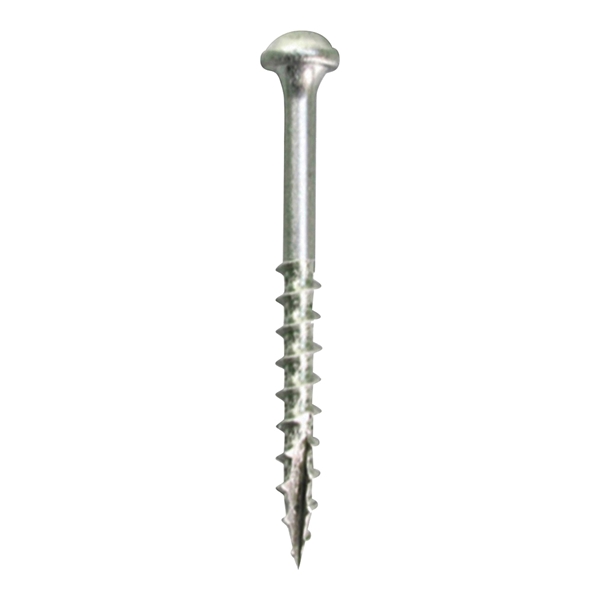 Kreg SML-C150S5-100 Pocket-Hole Screw, #8 Thread, 1-1/2 in L, Coarse Thread, Maxi-Loc Head, Square Drive, Sharp Point - 2