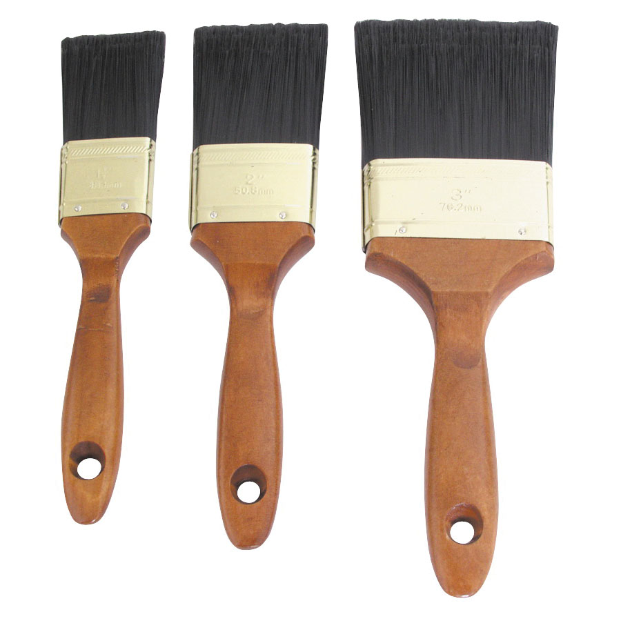 ProSource A 22500 Paint Brush Set, General-Purpose, 1-1/2, 2, 3 in Brush, 3 -Brush - 1